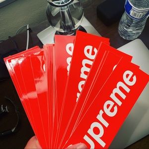 Supreme Box Logo Stickers